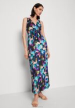 Z62T135 Women Anna Field Maxi Dress Black/Blue/Multicoloured - Image 4