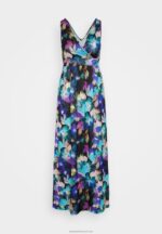 Z62T135 Women Anna Field Maxi Dress Black/Blue/Multicoloured - Image 5