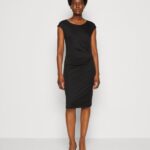 Z62T136 Women Anna Field Jersey Dress Black