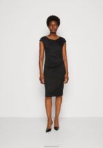 Z62T136 Women Anna Field Jersey Dress Black