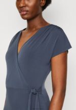 Z62T139 Women Anna Field Jersey Dress Dark Blue - Image 6