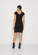 Z62T140 Women Anna Field Jersey Dress Black - Image 3