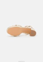 Z62T1588 Women Anna Field Platform Sandals Gold - Image 5