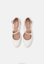 Z62T1591 Women Anna Field Classic Heels White - Image 6