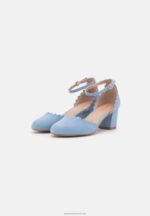 Z62T1594 Women Anna Field Classic Heels Light Blue - Image 3