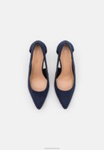 Z62T1595 Women Anna Field Classic Heels Dark Blue - Image 6