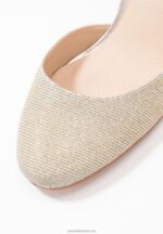Z62T1599 Women Anna Field Leather Classic Heels Champagne - Image 3