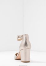 Z62T1599 Women Anna Field Leather Classic Heels Champagne - Image 6