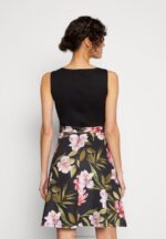 Z62T15 Women Anna Field Day Dress Black/Black/Pink - Image 3
