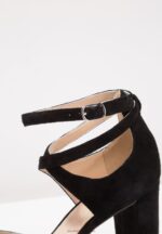 Z62T1608 Women Anna Field Leather High Heels Black - Image 3