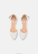 Z62T1613 Women Anna Field Classic Heels White - Image 6