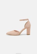 Z62T1627 Women Anna Field Leather Classic Heels Light Pink - Image 2