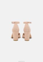 Z62T1627 Women Anna Field Leather Classic Heels Light Pink - Image 4
