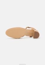 Z62T1634 Women Anna Field Leather Classic Heels Light Brown - Image 5