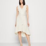 Z62T16 Women Anna Field Day Dress Beige