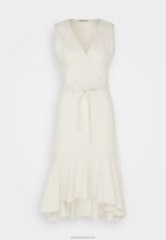 Z62T16 Women Anna Field Day Dress Beige - Image 5