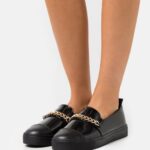 Z62T1786 Women Anna Field Slip-Ons Black
