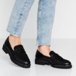 Z62T1788 Women Anna Field Slip-Ons Black