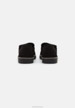 Z62T1794 Women Anna Field Leather Slip-Ons Black - Image 3
