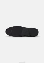 Z62T1794 Women Anna Field Leather Slip-Ons Black - Image 4