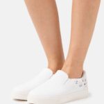 Z62T1798 Women Anna Field Slip-Ons White