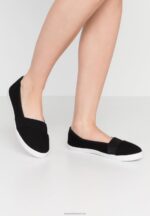 Z62T1805 Women Anna Field Slip-Ons Black
