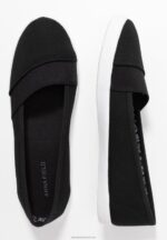 Z62T1805 Women Anna Field Slip-Ons Black - Image 4
