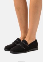 Z62T1813 Women Anna Field Slip-Ons Black