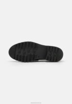 Z62T1817 Women Anna Field Leather Slip-Ons Black - Image 5