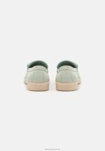 Z62T1818 Women Anna Field Leather Slip-Ons Mint - Image 4