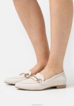 Z62T1823 Women Anna Field Leather Slip-Ons Off White