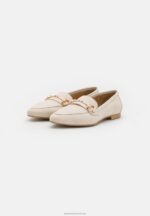 Z62T1823 Women Anna Field Leather Slip-Ons Off White - Image 3