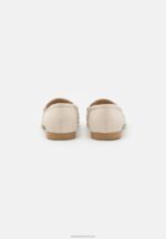 Z62T1823 Women Anna Field Leather Slip-Ons Off White - Image 4