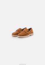 Z62T1825 Women Anna Field Leather Slip-Ons Cognac - Image 2
