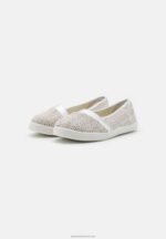 Z62T1826 Women Anna Field Slip-Ons Silver - Image 3