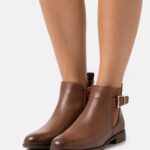 Z62T1899 Women Anna Field Comfort Ankle Boots Cognac