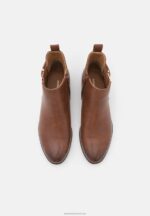 Z62T1899 Women Anna Field Comfort Ankle Boots Cognac - Image 6