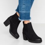 Z62T1901 Women Anna Field Winter Booties Ankle Boots Black