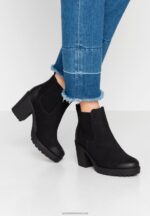 Z62T1901 Women Anna Field Winter Booties Ankle Boots Black