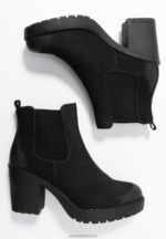 Z62T1901 Women Anna Field Winter Booties Ankle Boots Black - Image 4