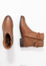 Z62T1903 Women Anna Field Classic Ankle Boots Cognac - Image 4