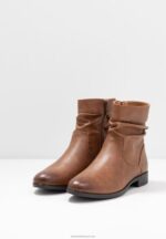 Z62T1903 Women Anna Field Classic Ankle Boots Cognac - Image 5