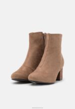 Z62T1906 Women Anna Field Ankle Boots Taupe - Image 3