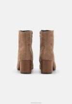 Z62T1906 Women Anna Field Ankle Boots Taupe - Image 4