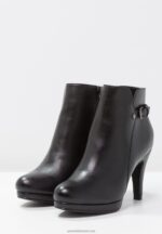 Z62T1918 Women Anna Field High Heeled Ankle Boots Black - Image 4