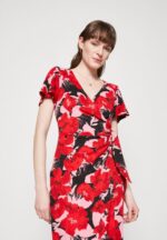 Z62T19 Women Anna Field Day Dress Red/Pink - Image 4