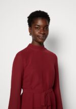 Z62T1 Women Anna Field Day Dress Dark Red - Image 4