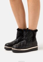 Z62T2057 Women Anna Field Winter Boot Platform Ankle Boots Black