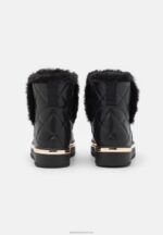 Z62T2057 Women Anna Field Winter Boot Platform Ankle Boots Black - Image 4