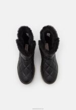 Z62T2057 Women Anna Field Winter Boot Platform Ankle Boots Black - Image 6